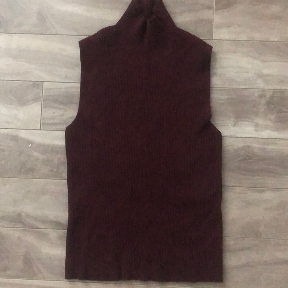 Zara burgundy tank top (size Sm) - Picture 1 of 2